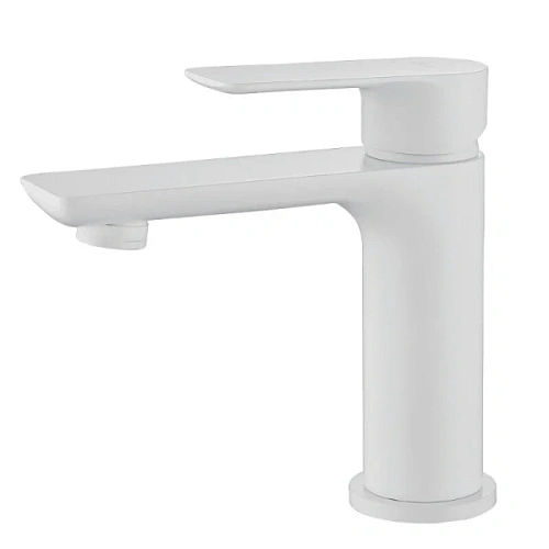 Смеситель для раковины Abber Weiss Insel белый матовый - фото 3