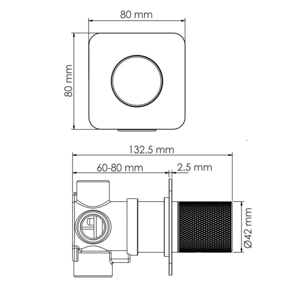 Переключатель потоков WasserKRAFT Paar на 3 выхода A310 (детальная фотография), по запросу