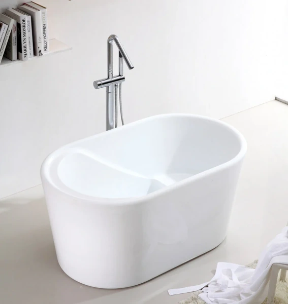 Акриловая ванна Abber 130х75 см отдельностоящая AB9277 (детальная фотография)