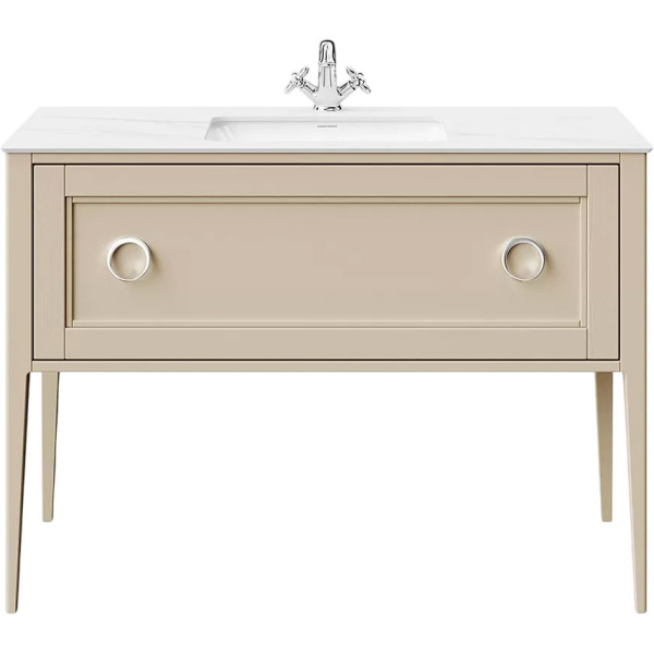 Тумба под раковину напольная Kerama Marazzi Plaza Classic 120 см капучино матовый PL.CN.120.1\CAP.M (детальная фотография)