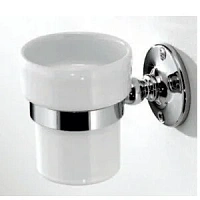 Стакан для ванной керамический, цвет хром, Devon&Devon Cavendish