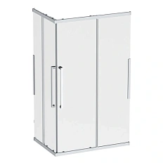 Душевой уголок Am.Pm Func 120x80 см профиль хром, стекло прозрачное