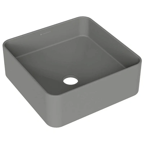 Раковина Aqueduto ESPIRAL 37 см серая матовая - фото 3