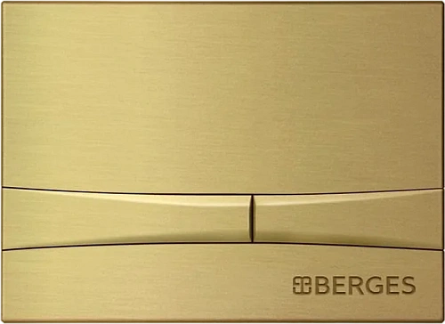 Клавиша смыва BERGES Novum F8 бронза - фото 1