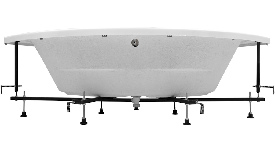 Ванна акриловая Aquanet Vista 150 x 150 см белая 254389 (детальная фотография), недорогие, большие