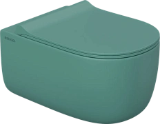 Унитаз подвесной BERGES Ego матовый темно-зеленый