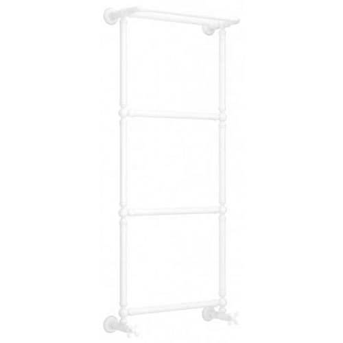 Полотенцесушитель водяной Сунержа Ренессанс 50х126 см белый матовый - фото 6