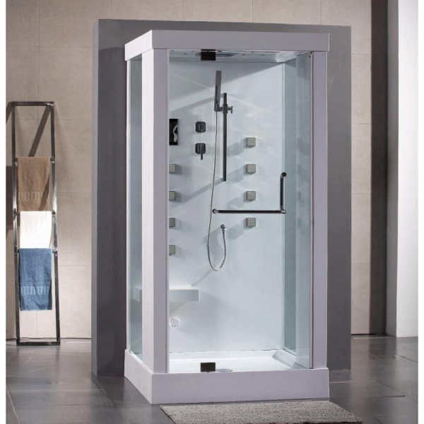 Душевая кабина Wasserfalle W-9804 (детальная фотография), квадратные