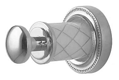 Крючок для ванной Boheme Murano декор белый