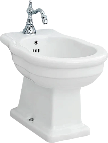 Биде напольное ArtCeram Hermitage белый глянцевый, 1 отверстие под смеситель - фото 2