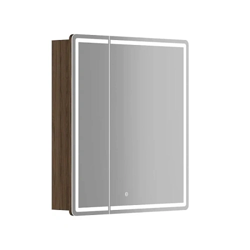Зеркальный шкаф с подсветкой Sancos Mirror 70 см дуб чарльстон - фото 1