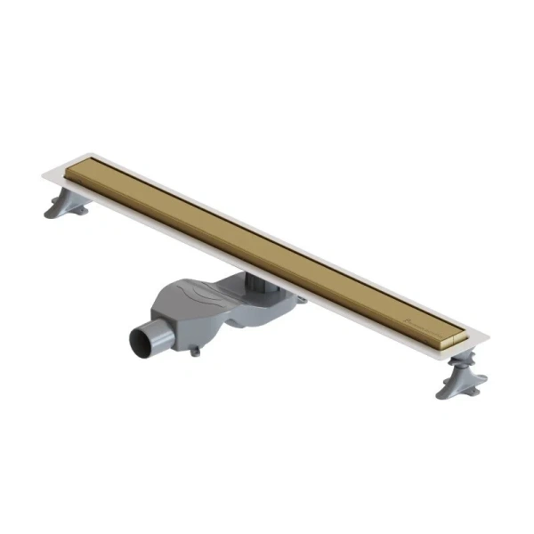 Душевой лоток Boheme Premium Linear 80 см золото матовое 982-80-MG (детальная фотография)