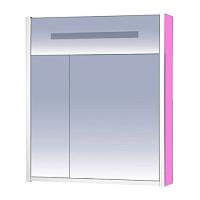Зеркальный шкаф, цвет розовый, Misty Джулия