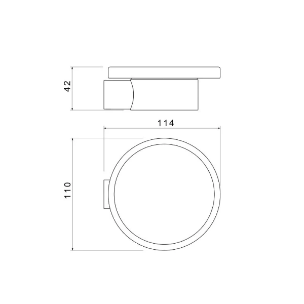 Мыльница Акватек Лира хром AQ4403CR (детальная фотография), современные, hi-tech