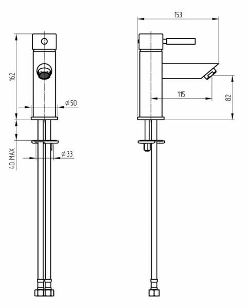 Смеситель для раковины Migliore Fortis однорычажный 18660 (детальная фотография), для раковины