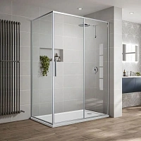 Душевой уголок Vincea Slim-U 120х90 см профиль хром