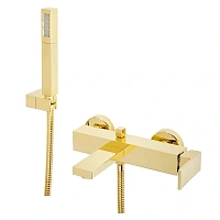 Смеситель для ванны Migliore Kvant Gold с ручным душем