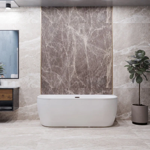 Ванна акриловая Радомир Вальс Макси 1-01-0-0-1-188, 180 x 80 см с рамой-подставкой, белая (детальная фотография), прямоугольные