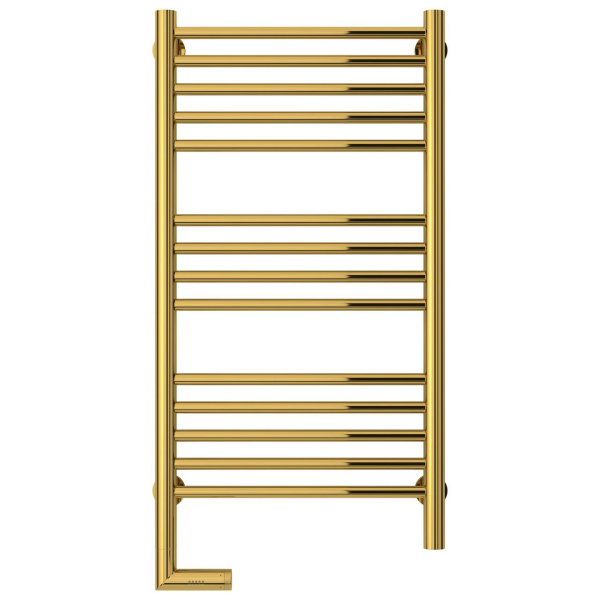 Полотенцесушитель электрический левый, цвет золото перемычка прямая Сунержа Богема 2.0 800х400 03-5204-8040 (детальная фотография), по запросу