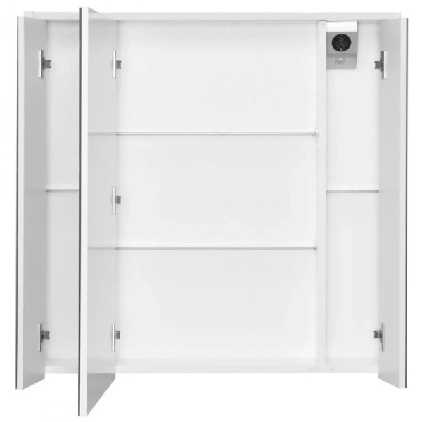 Зеркальный шкаф с подсветкой Roca Ronda 80 см бетон/белый матовый ZRU9303009 (детальная фотография), нет в наличии