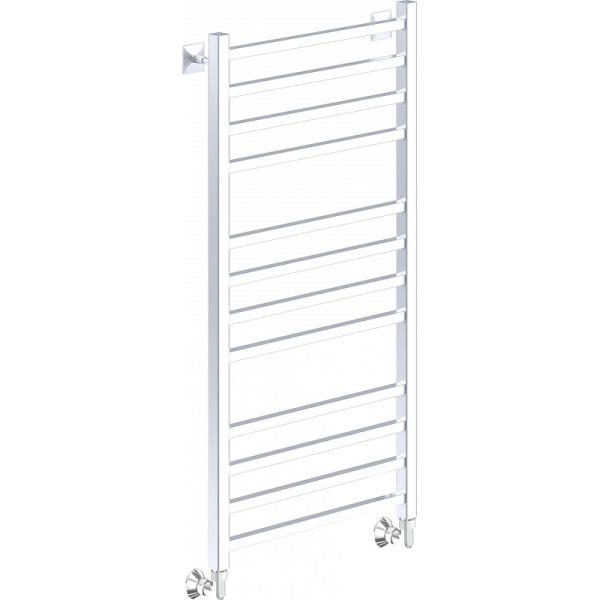 Полотенцесушитель водяной Ника Modern 100x40 см белый матовый ЛМ 5 100/40 бел мат (детальная фотография)