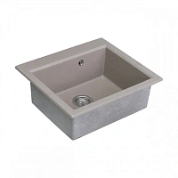 Мойка для кухни Акватон Линеа 58 см серый шелк