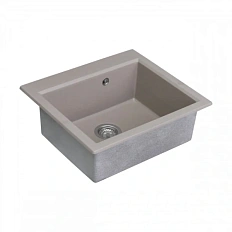 Мойка для кухни Акватон Линеа 58 см серый шелк