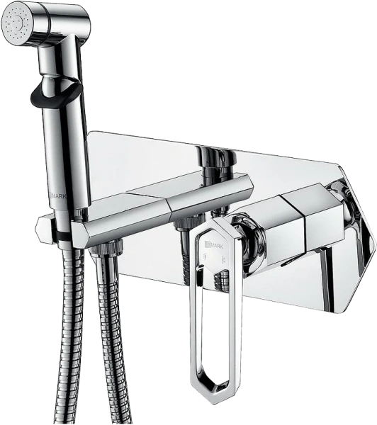 Гигиенический душ со смесителем Lemark Prizma хром LM3919C (детальная фотография)