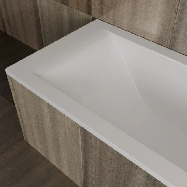 Ванна из литьевого мрамора Delice Diapason DLR330007 170x80 см прямоугольная (детальная фотография), 170x80 см