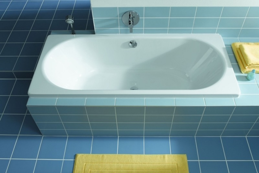 Ванна с противоскользящим покрытием полный antislip Kaldewei Ambiente 290934010001 (детальная фотография), стальные