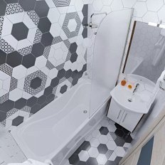 Ванна акриловая Triton Стандарт 150х75 см белая