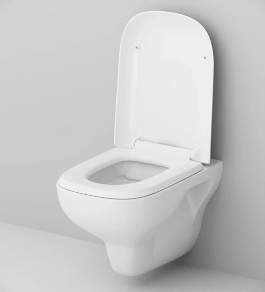 Унитаз подвесной AM.PM Like безободковый, с быстросъемным сиденьем C801700SC (детальная фотография), современные, hi-tech