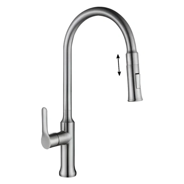 Смеситель для кухни BelBagno Nova двухрежимный BB-LAM38-IN (детальная фотография)