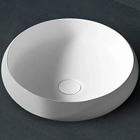 Раковина Abber Stein 40 см белая матовая