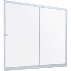 Душевая шторка на ванную стекло прозрачное Vegas-glass ZV 150 01