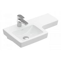 Раковина Villeroy & Boch Subway 2.0 63 см левая, цвет альпийский белый