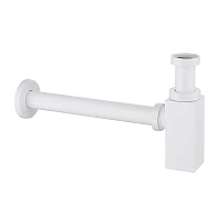 Сифон для раковины Abber Rechteck белый матовый