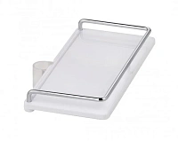 Полочка для ванной Kludi Cockpit хром/белая