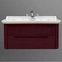 Тумба под раковину подвесная, цвет бордо Kerasan Waldorf