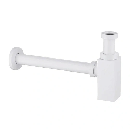 Сифон для раковины Abber Rechteck белый матовый - фото 3