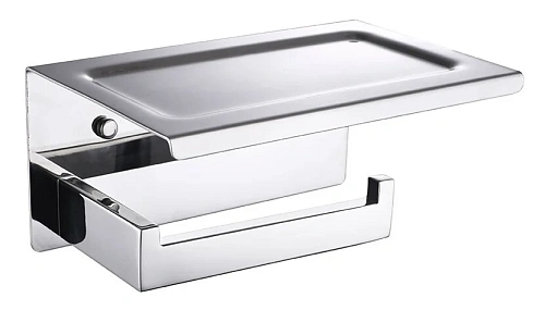 Бумагодержатель Boheme New Venturo хром - фото 1