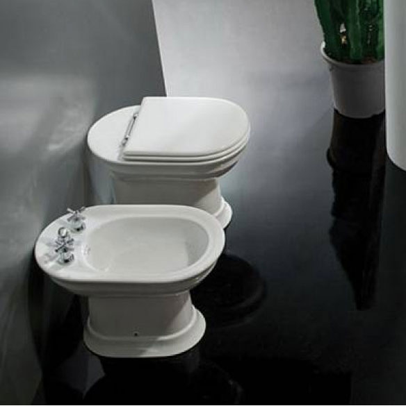 Биде напольное Hatria Dolcevita Y0EU01 35х60 см (детальная фотография), классические, ретро