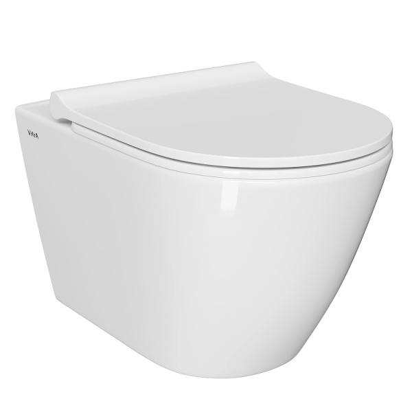 Унитаз подвесной VitrA Sanibelle безободковый 7551B003-0075 (детальная фотография)