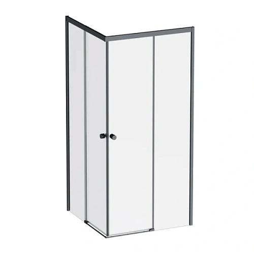 Душевой уголок Am.Pm X-Joy 90x90 см профиль черный - фото 2