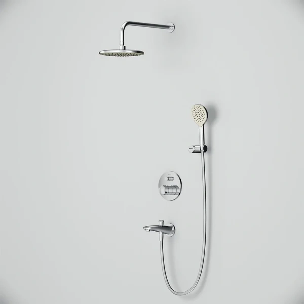 Душевой комплект Am.Pm X-Joy хром FP85A10020 (детальная фотография), современные, hi-tech