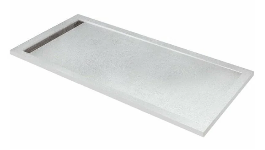 Душевой поддон Cezares Tray 100х80 см из искусственного мрамора TRAY-AS-AH-100/80-30-W (детальная фотография)