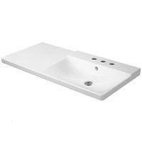 Раковина встраиваемая с тремя отверстием под смеситель Duravit P3 Comforts 2334100030