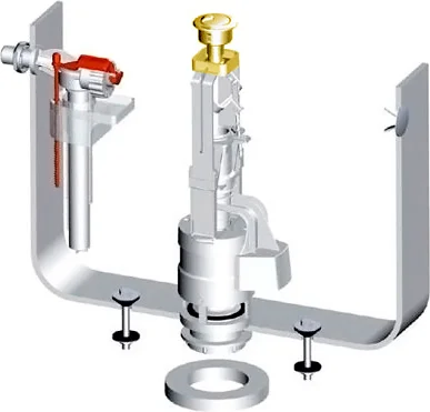 Сливной механизм Artceram Hermitage кнопка золото HEA010 73 (детальная фотография)