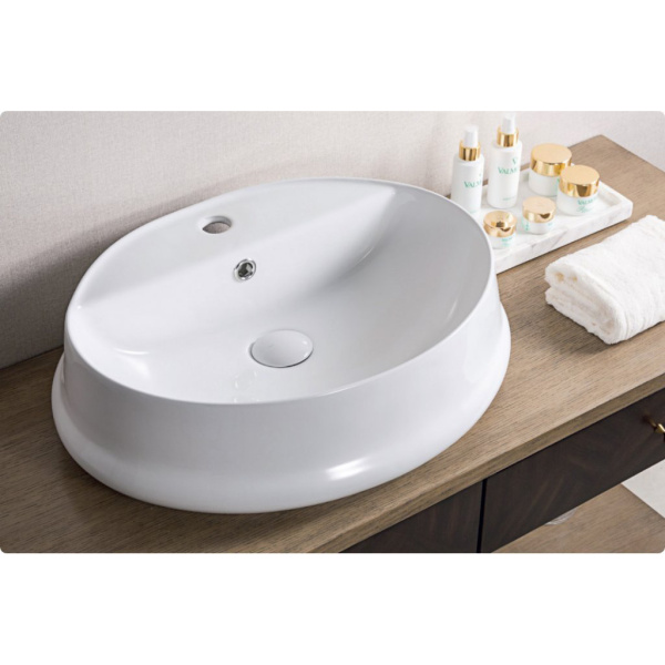 Раковина BelBagno 57 см белая BB1399 (детальная фотография), современные, hi-tech