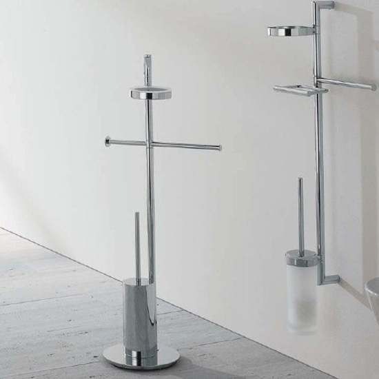 Стойка для ванной Colombo Planets настенная B9822 (детальная фотография), современные, hi-tech